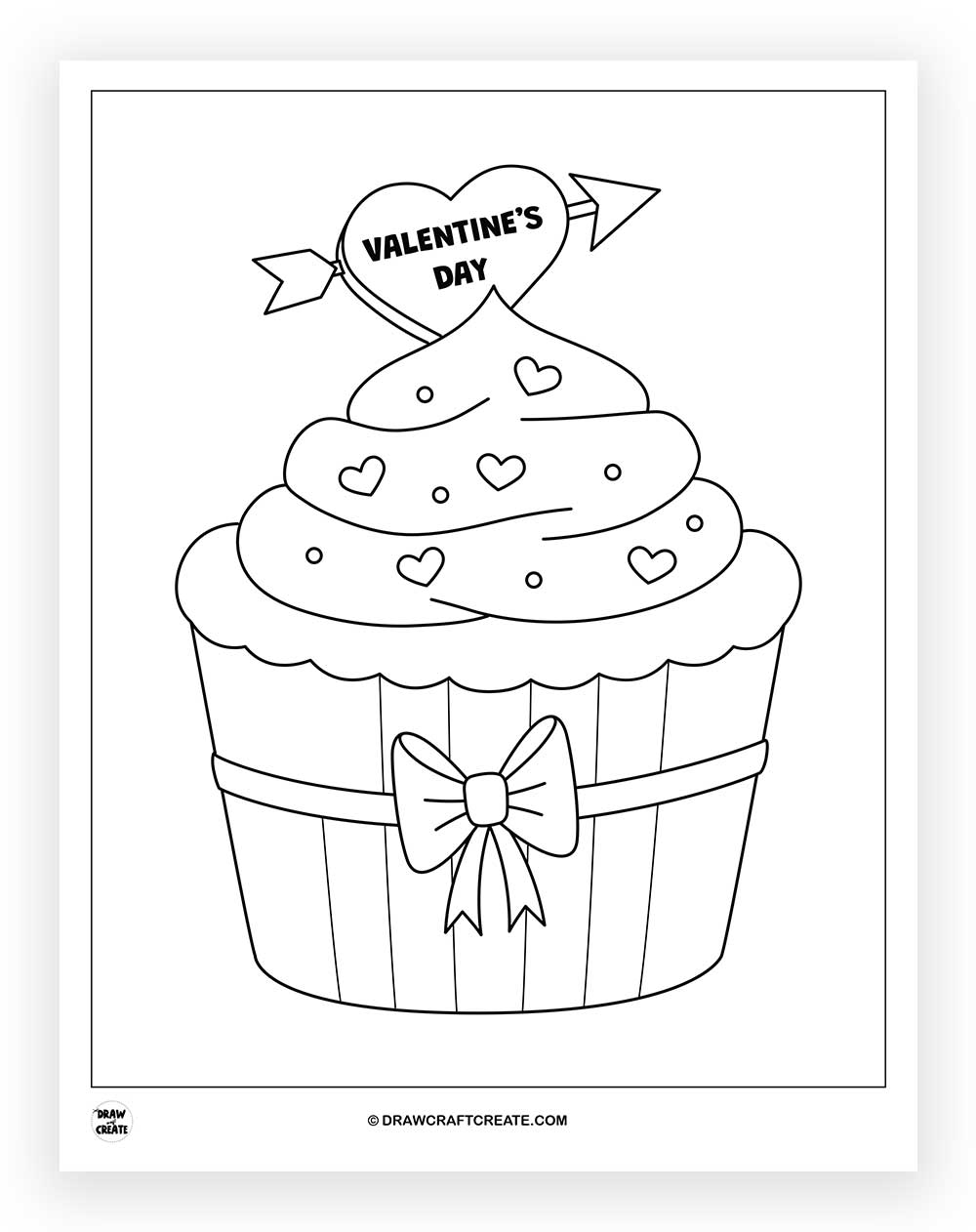 valentines day coloring page