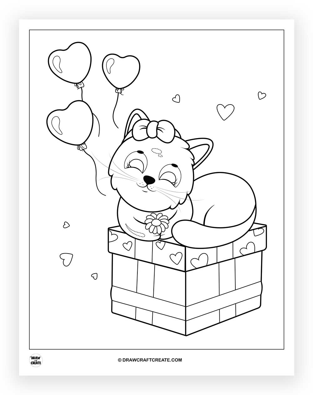 valentines day coloring page