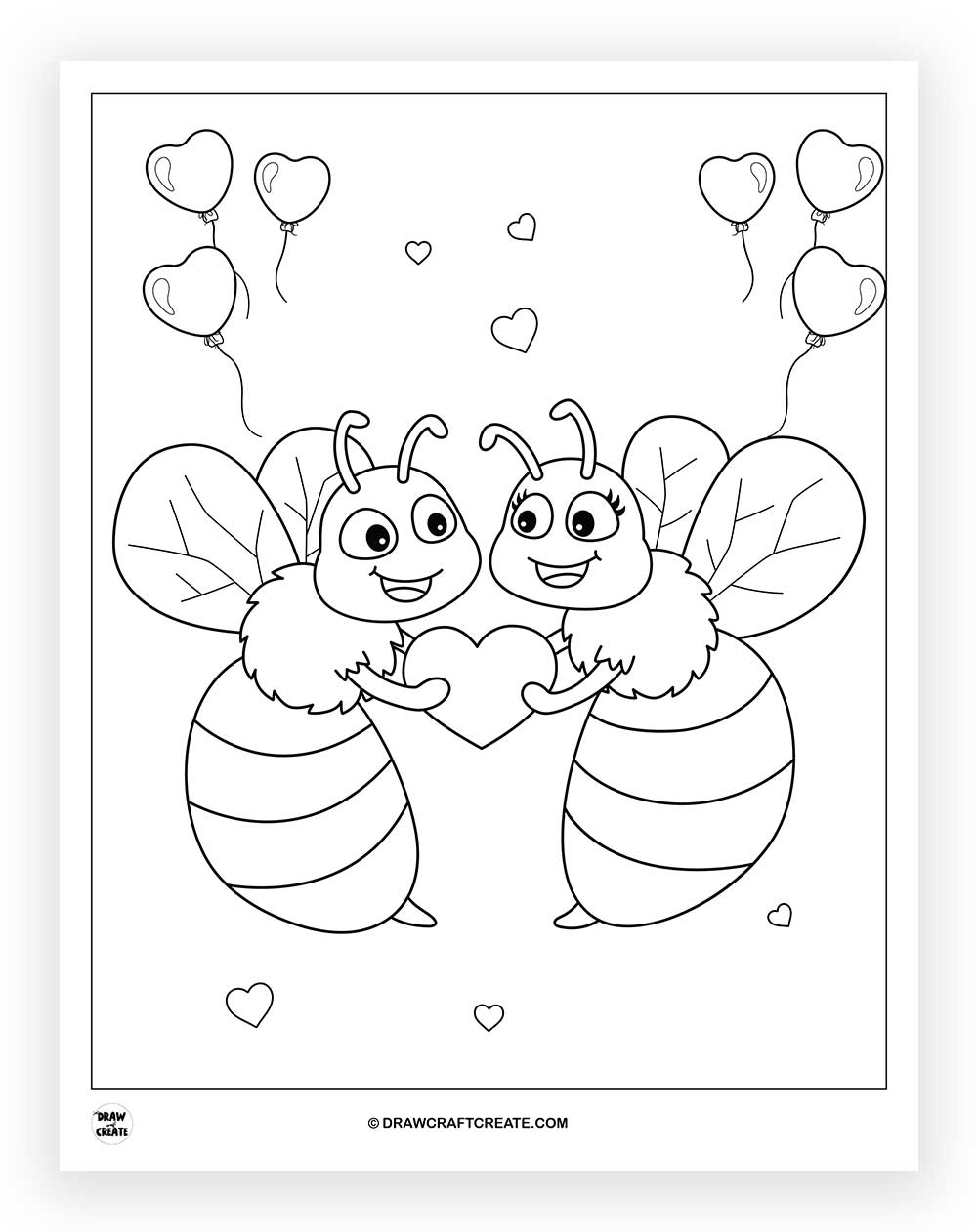 valentines day coloring page