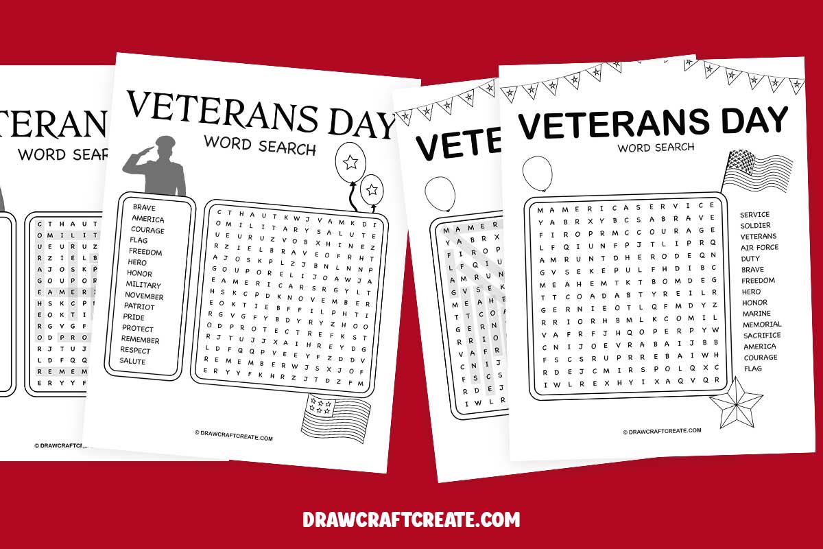 veterans day word search answer