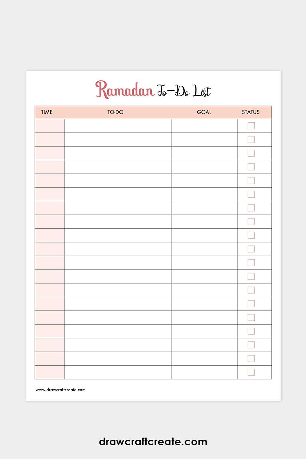 ramadan to do list