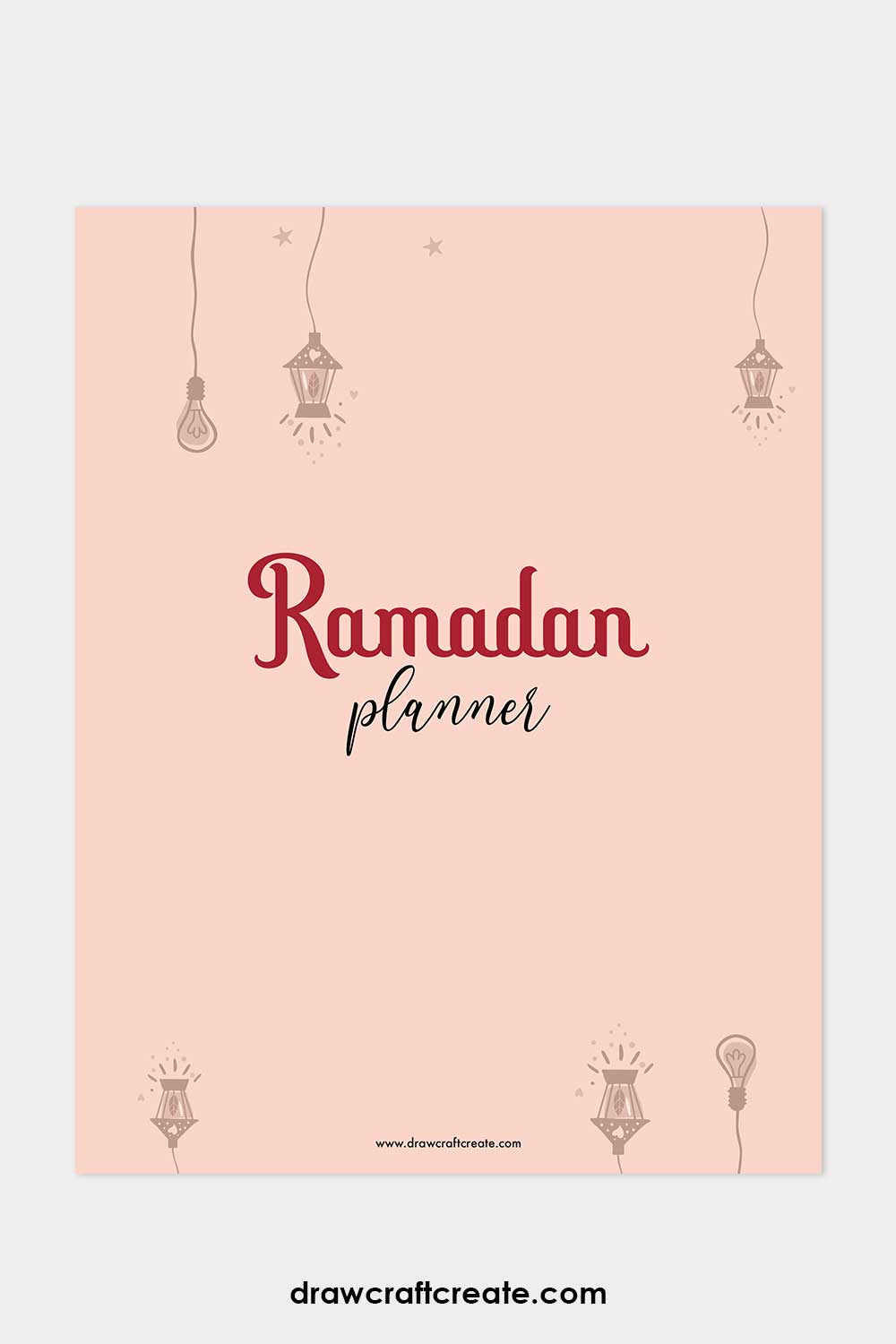 ramadan planner cover