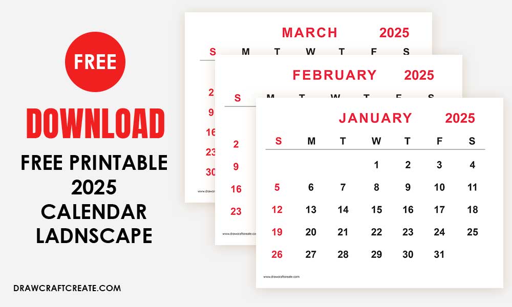 2025 vintage calendar landscape