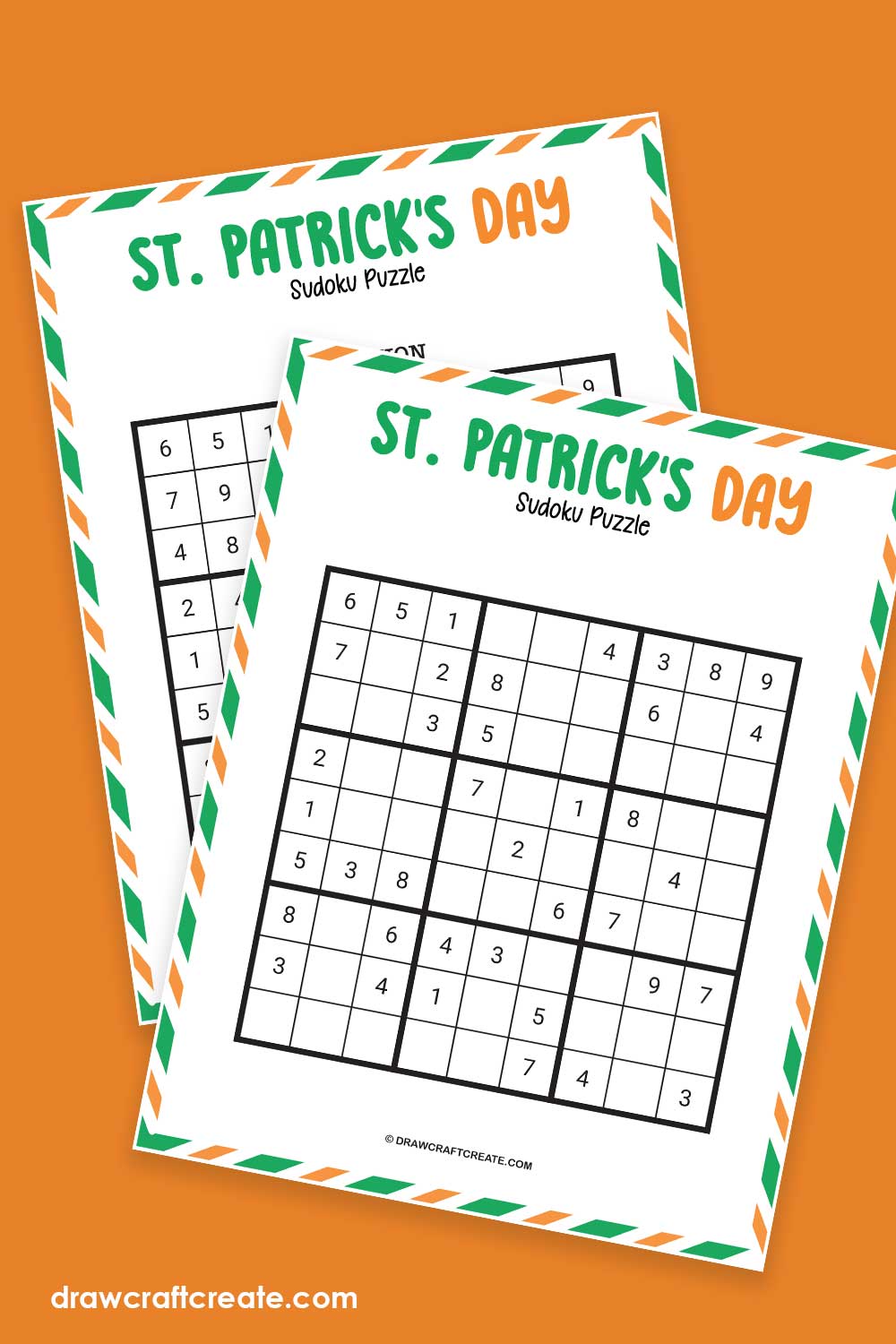 Free Printable St. Patrick's Day Sudoku