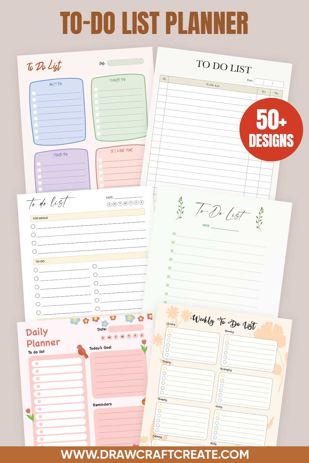 Free To Do List Template Printables