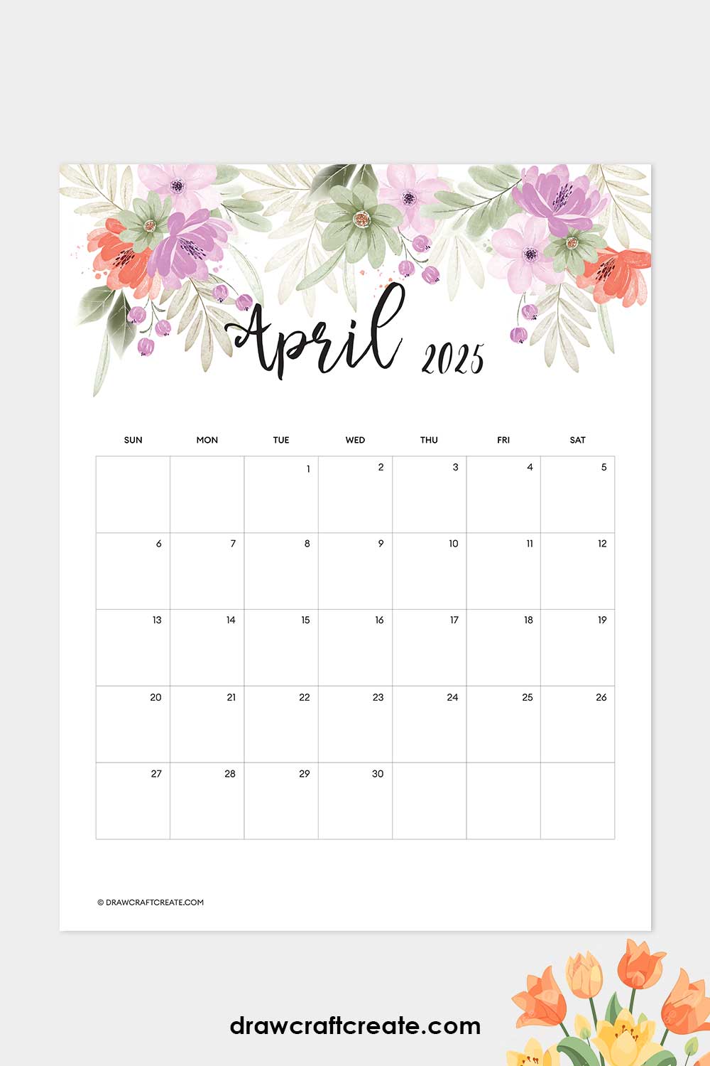 april 2025 calendar