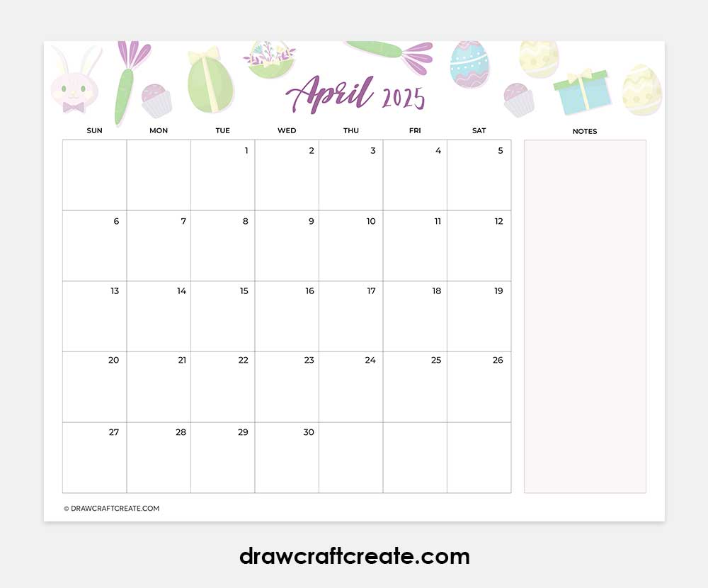 april 2025 calendar