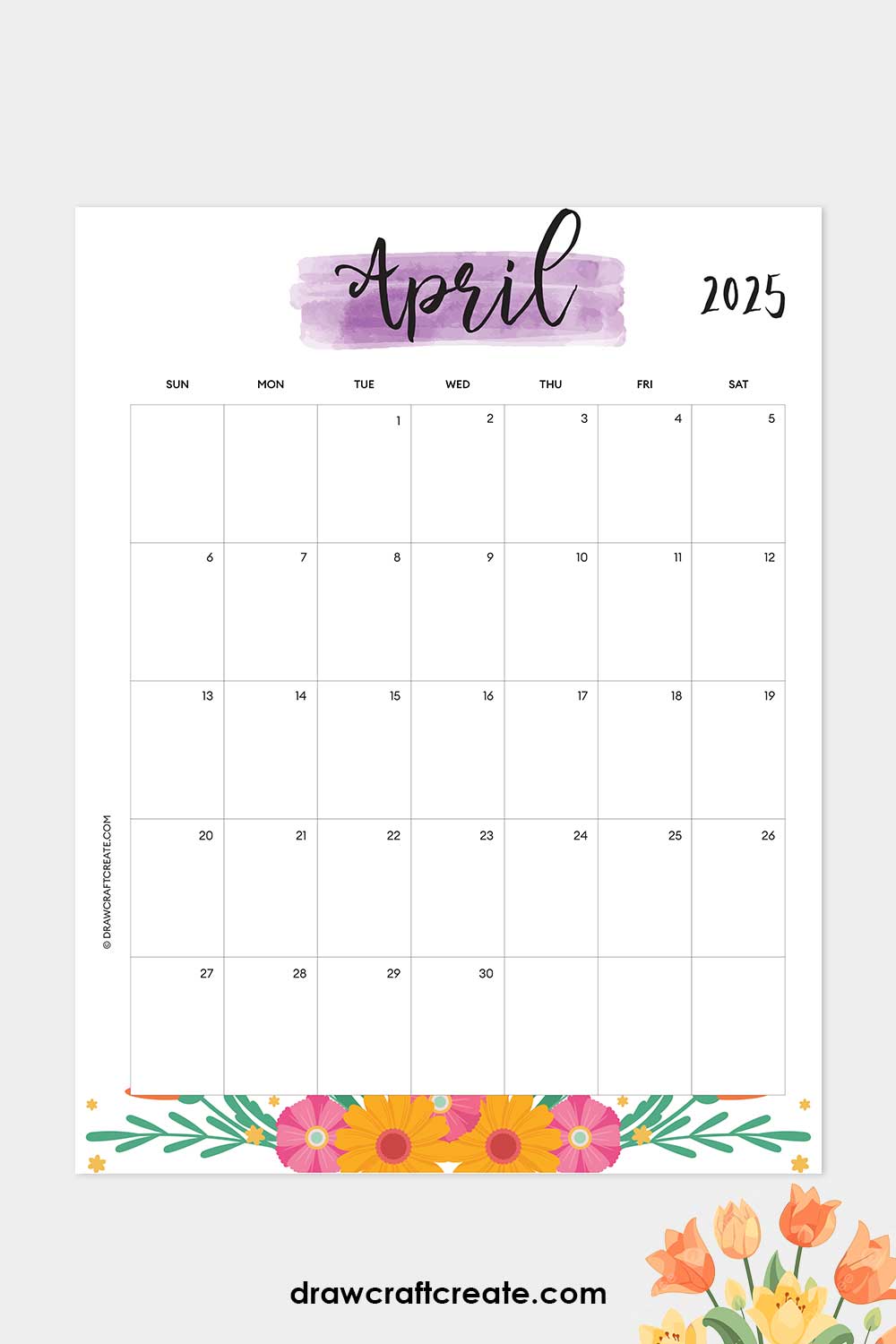 april 2025 calendar