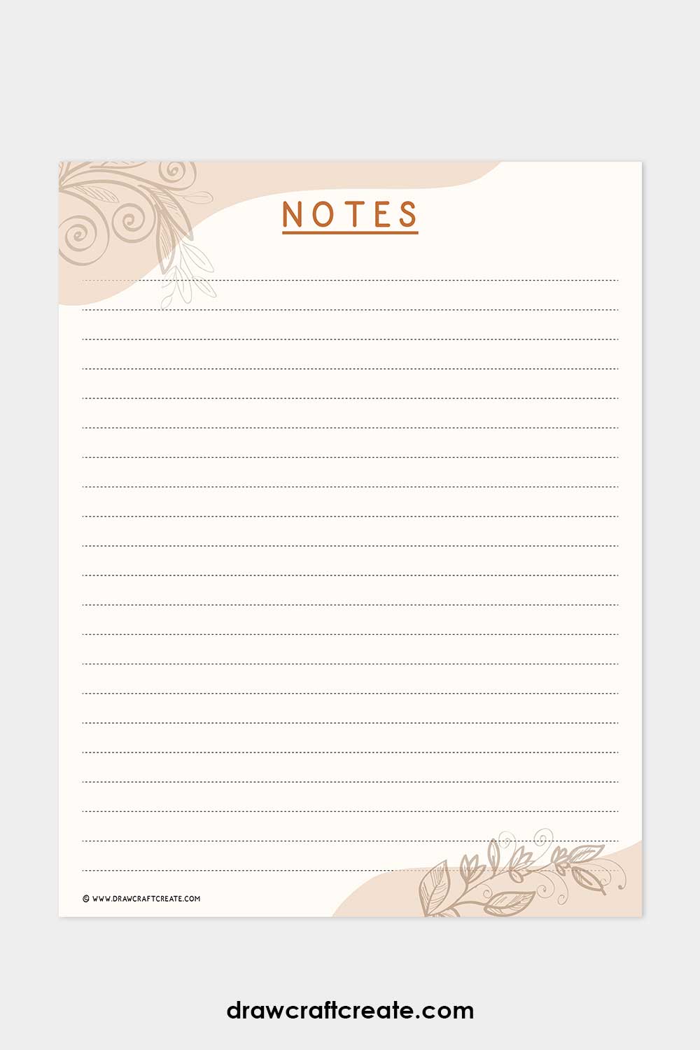 notes template