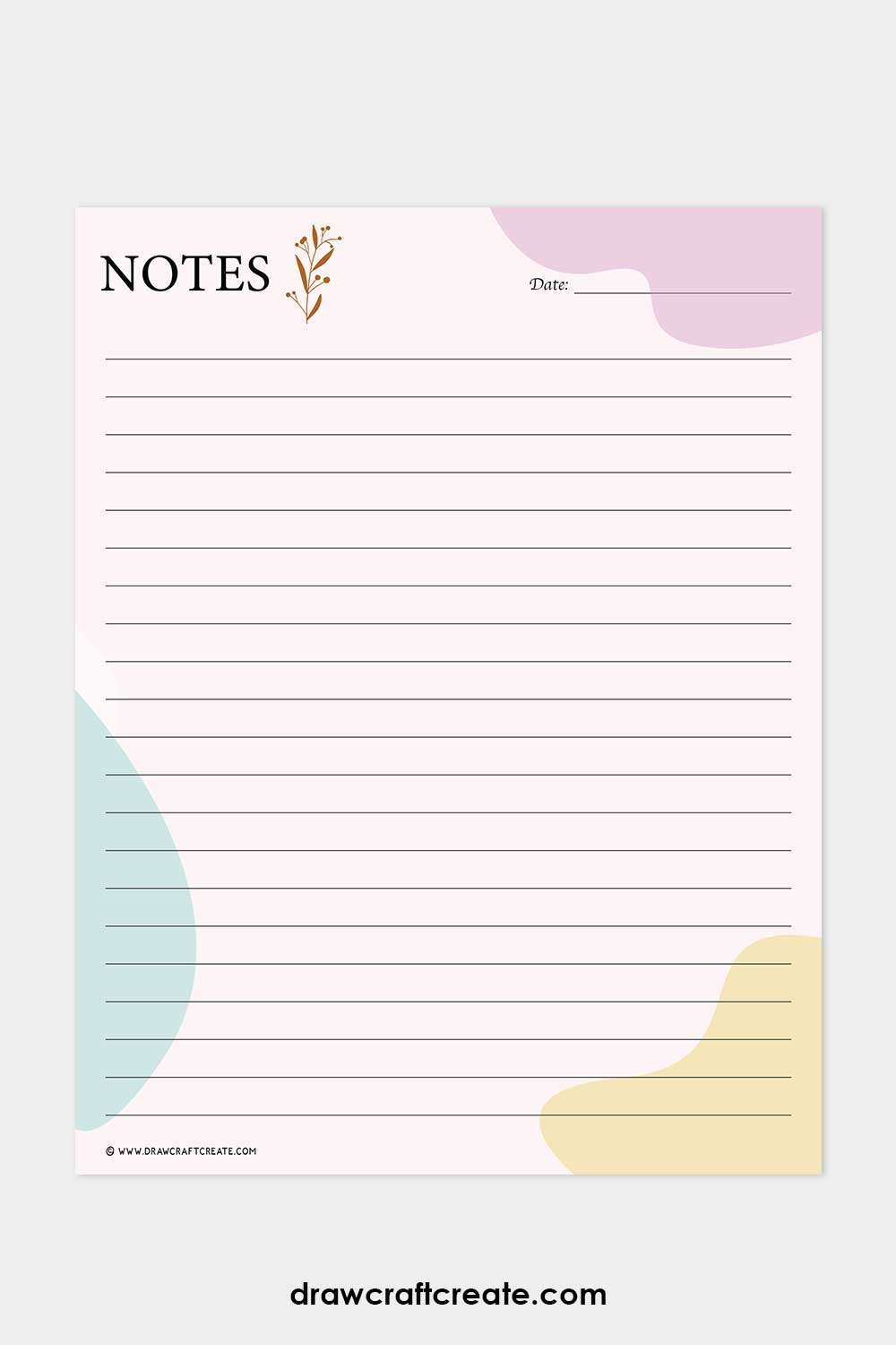 notes template