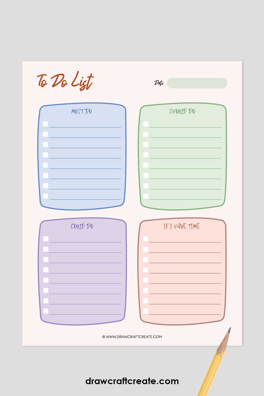 to do list planner printable