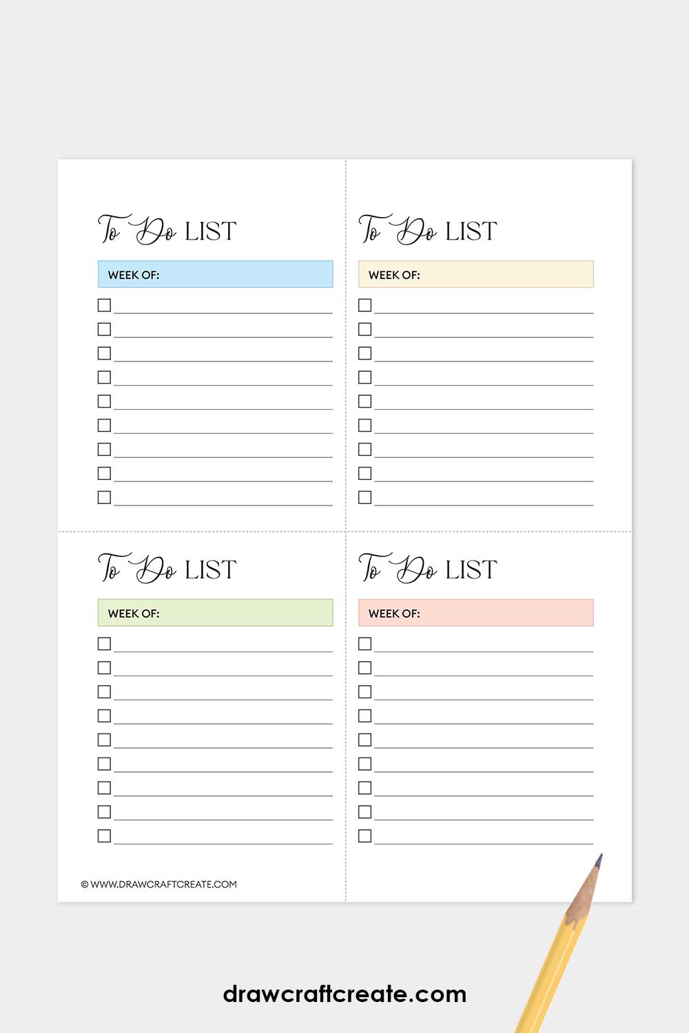 to do list planner printable