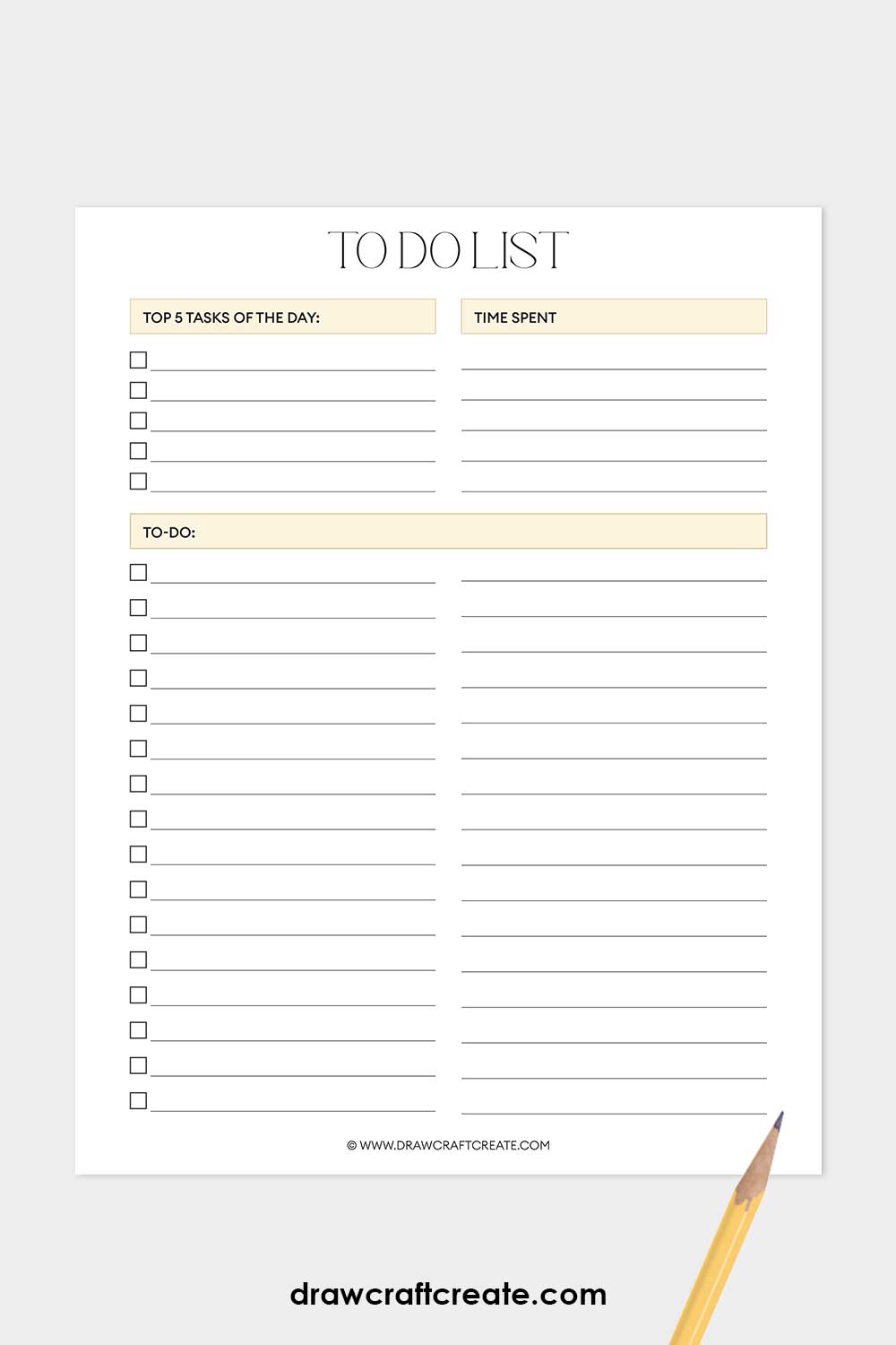 to do list planner printable