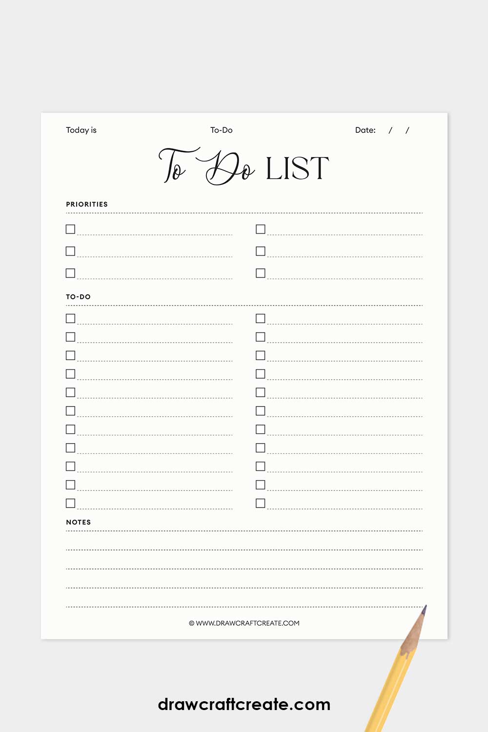 to do list planner printable