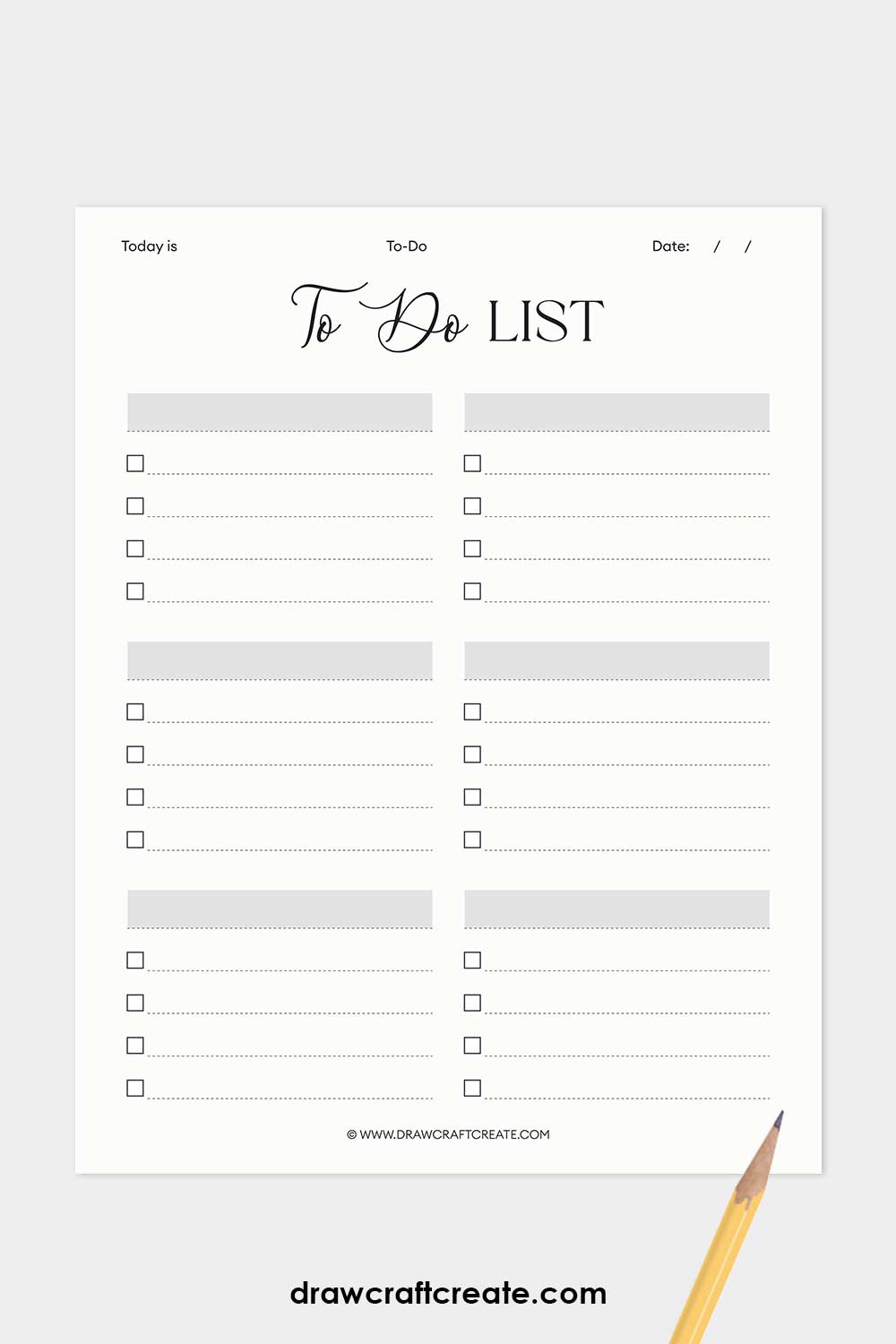 to do list planner printable