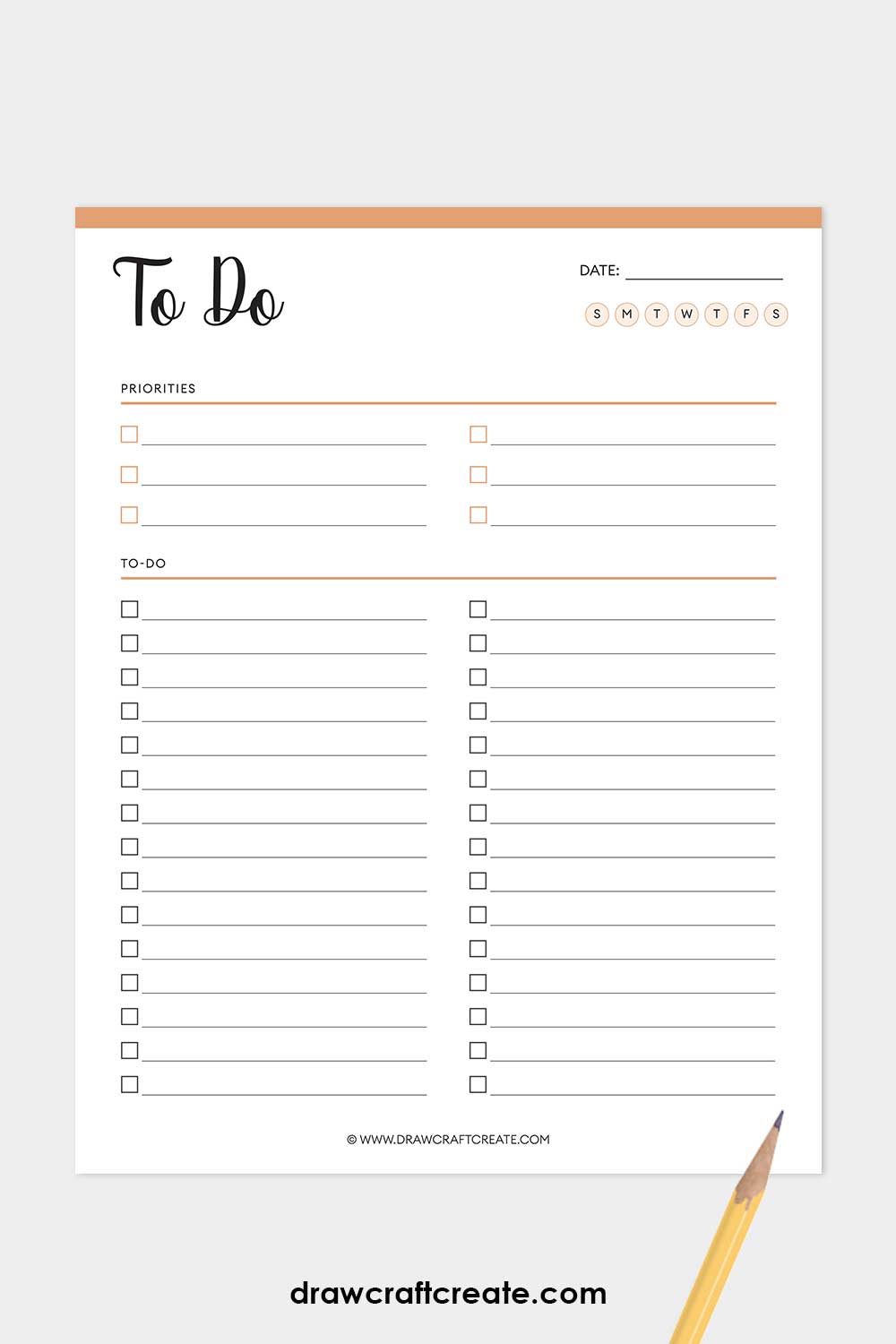 to do list planner printable