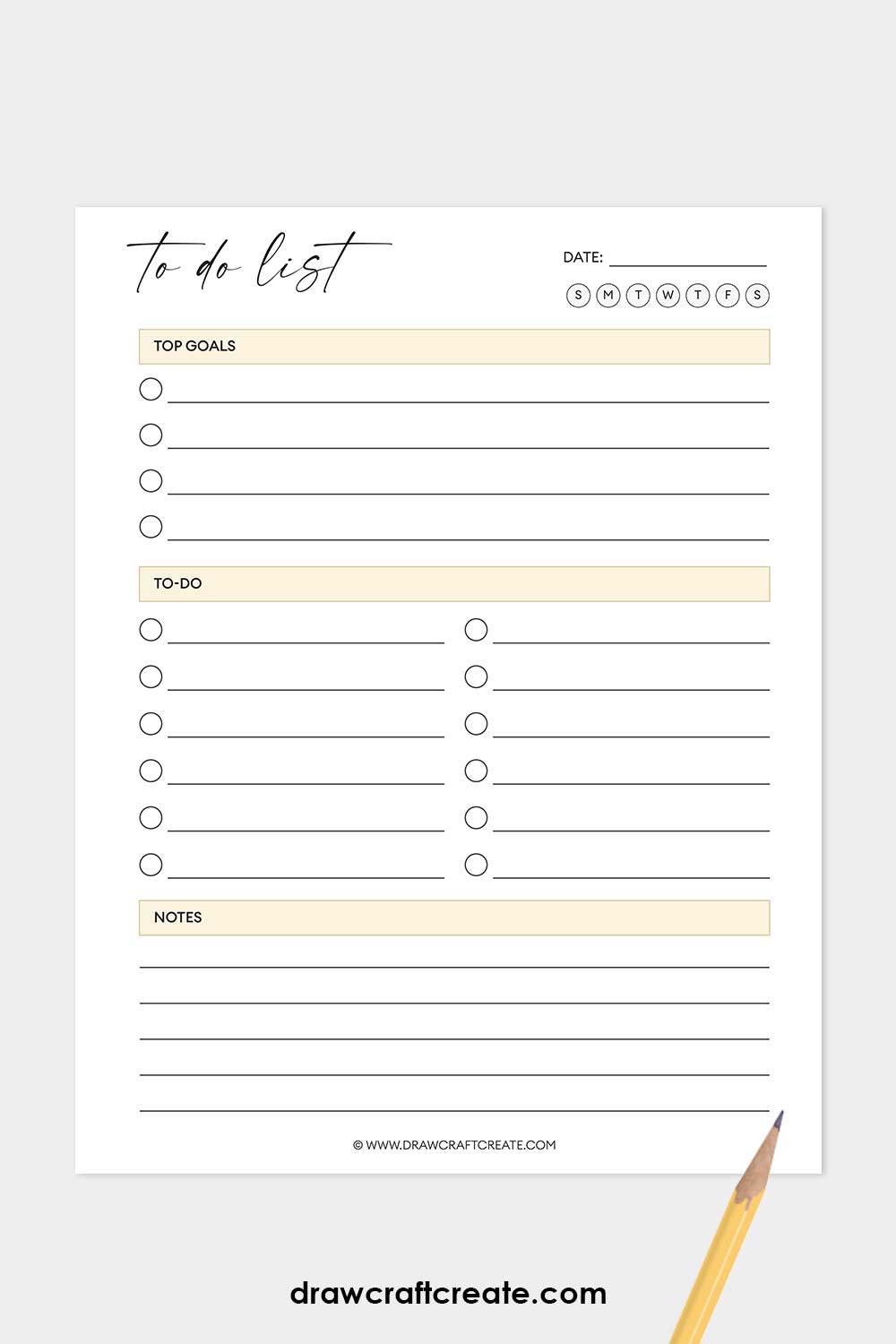 to do list planner printable