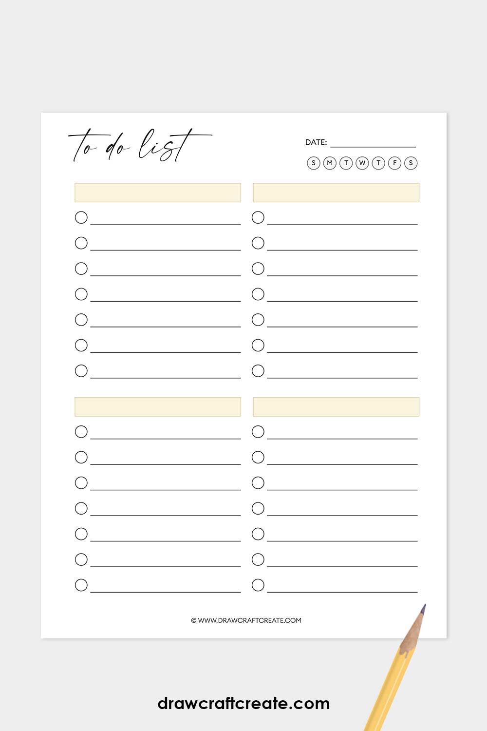 to do list planner printable