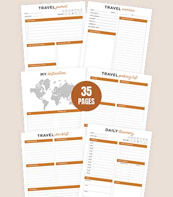 Free Travel Planner Printable