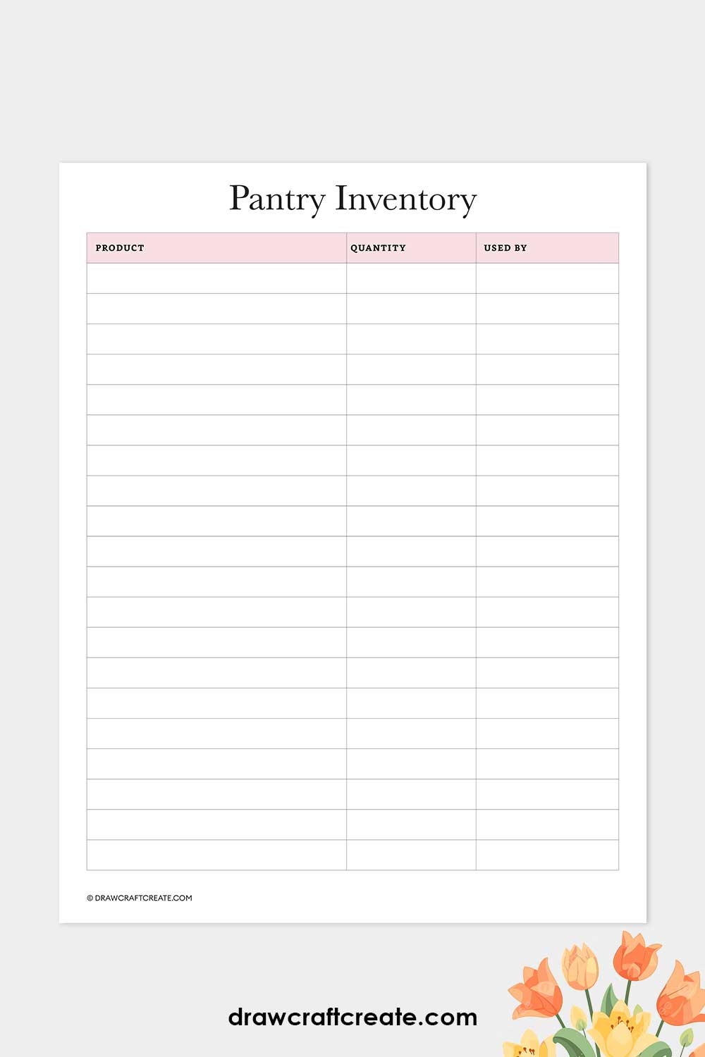 pantry inventory