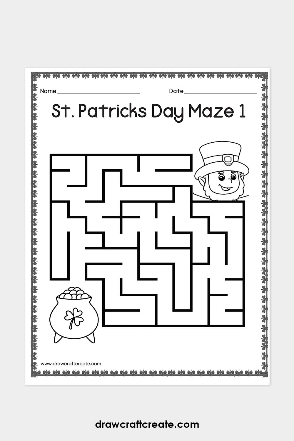 St. Patrick's Day Maze