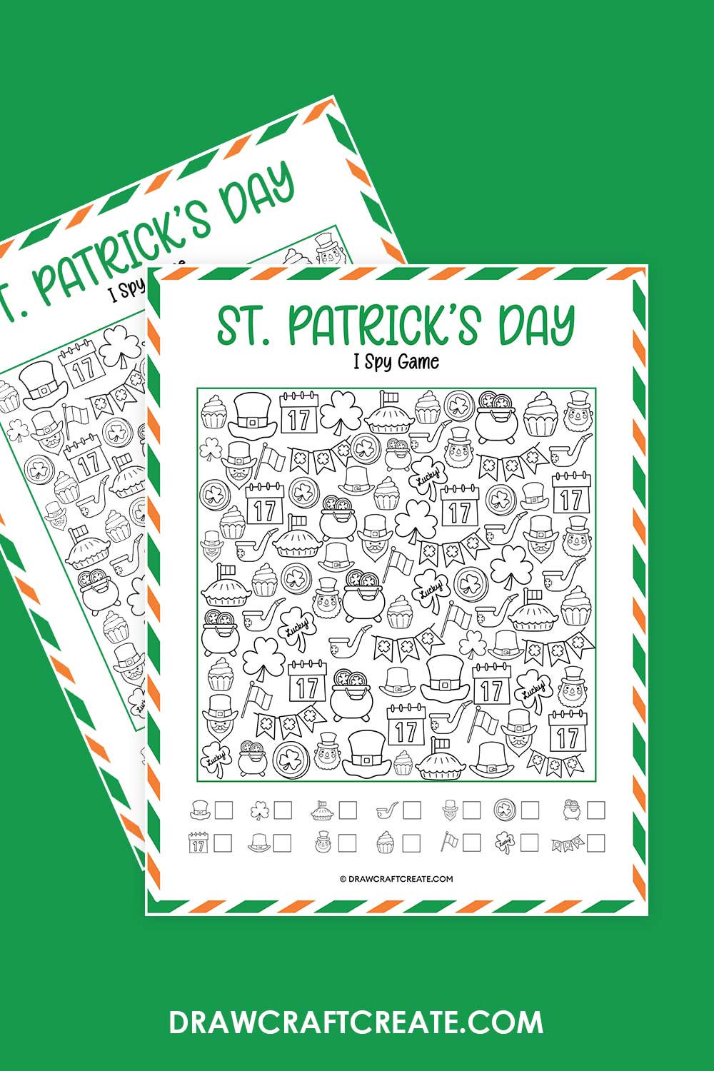 Free Printable St. Patrick's Day I Spy