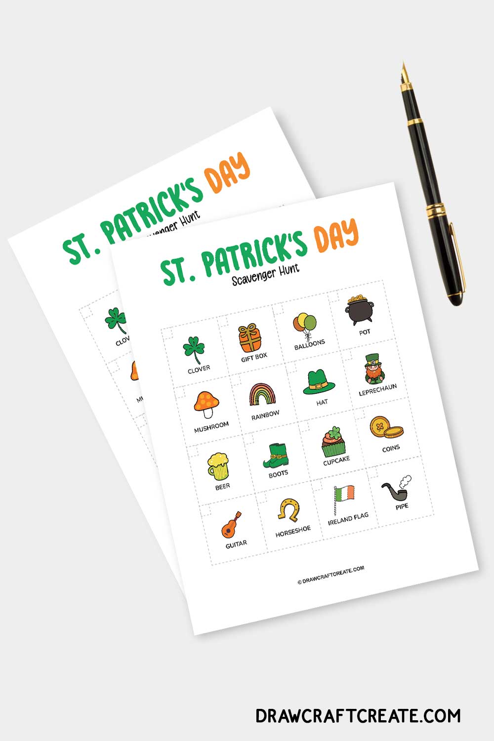 Free Printable St. Patrick's Day Scavenger Hunt