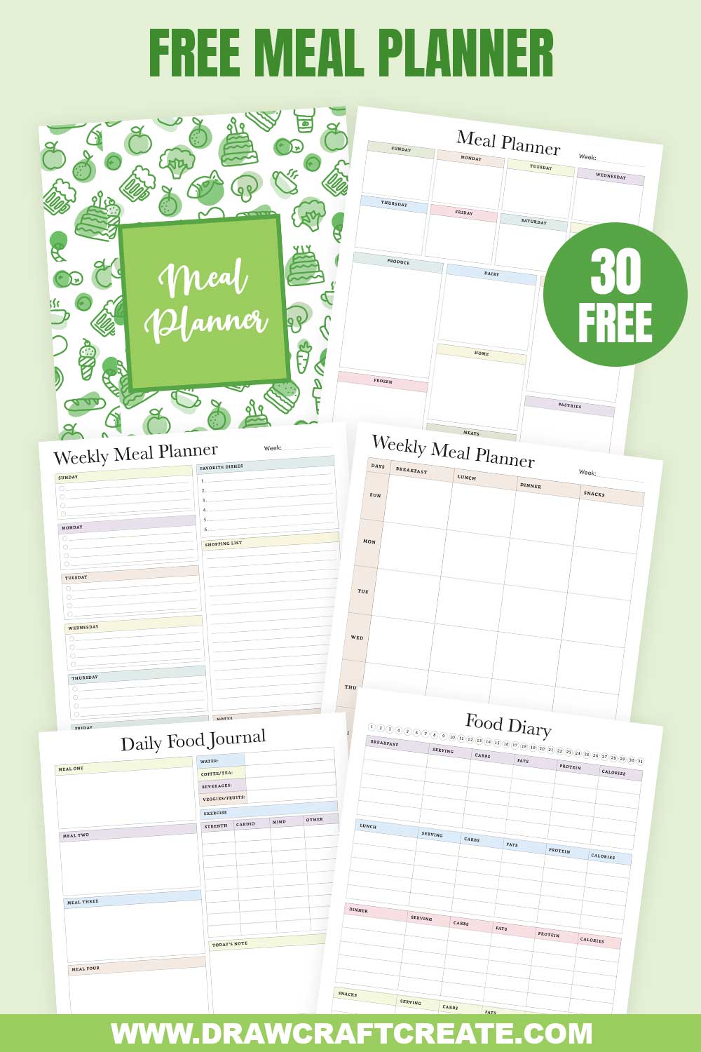 Meal Planner Templates