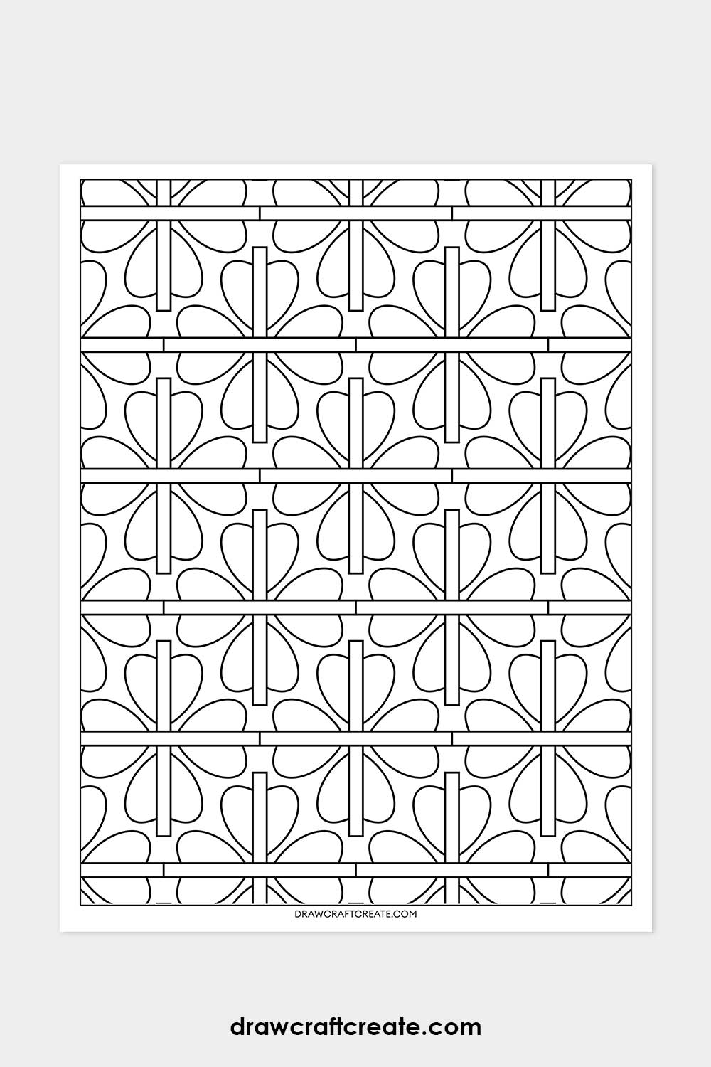 printable st patricks day pattern coloring page