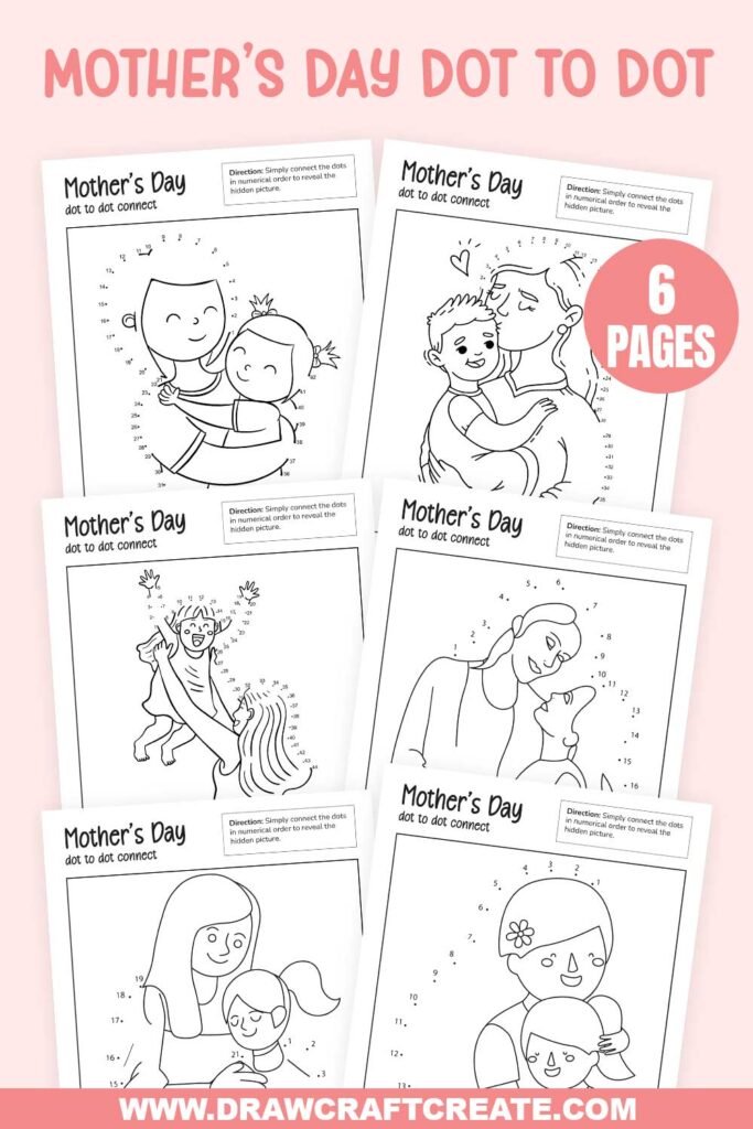 Free Printable Summer Dot To Dot - Draw Craft Create