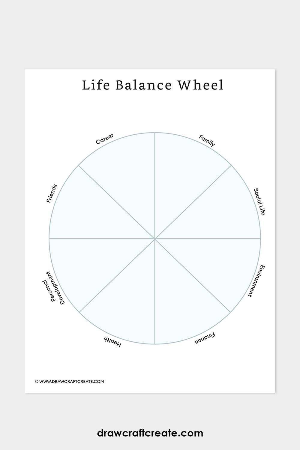 life balance wheel