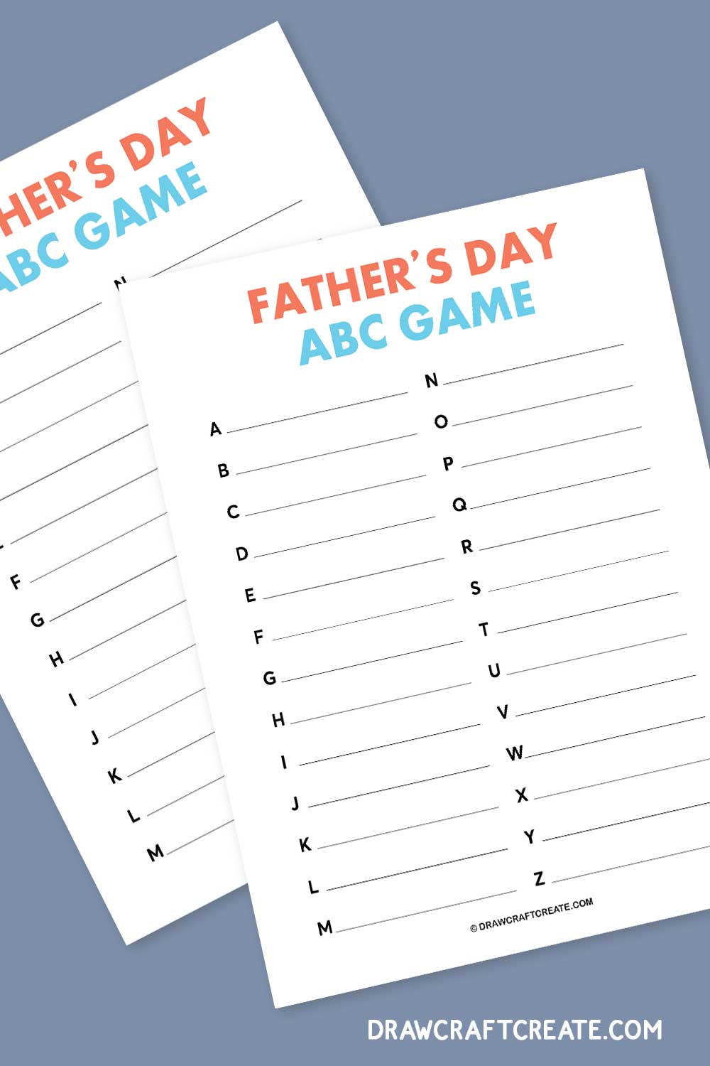 Father's Day ABC Game