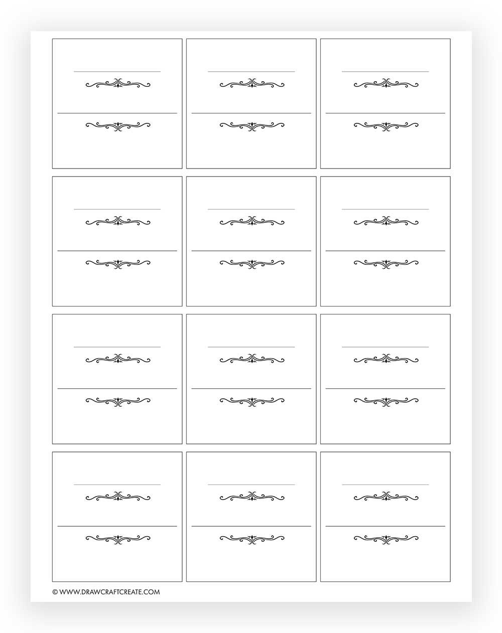 Printable Blank Pantry Label Template