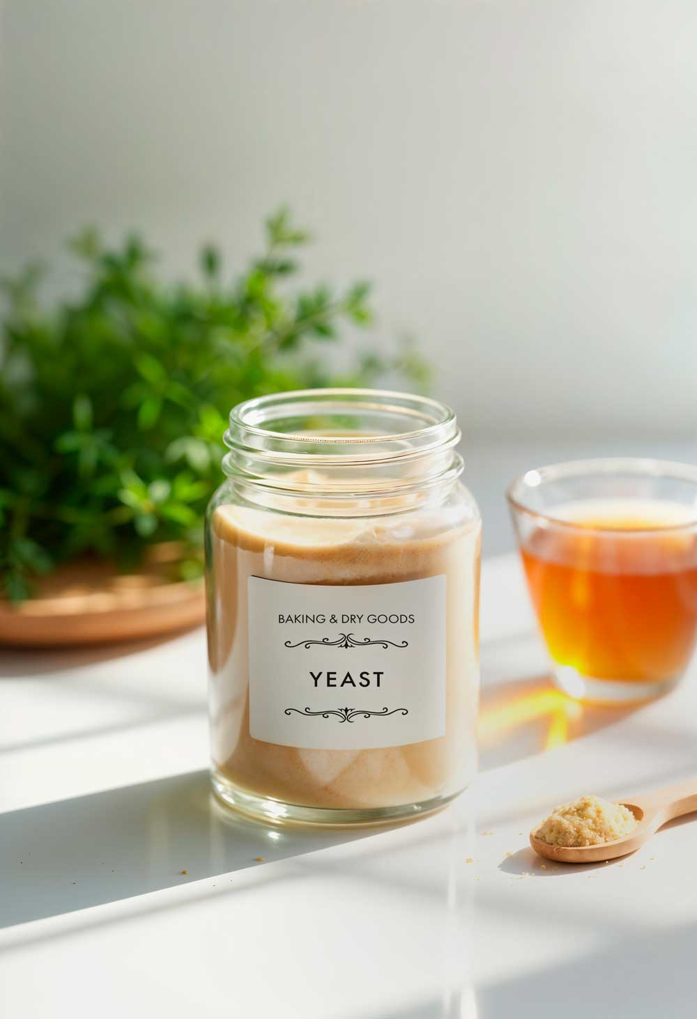 pantry label on jar