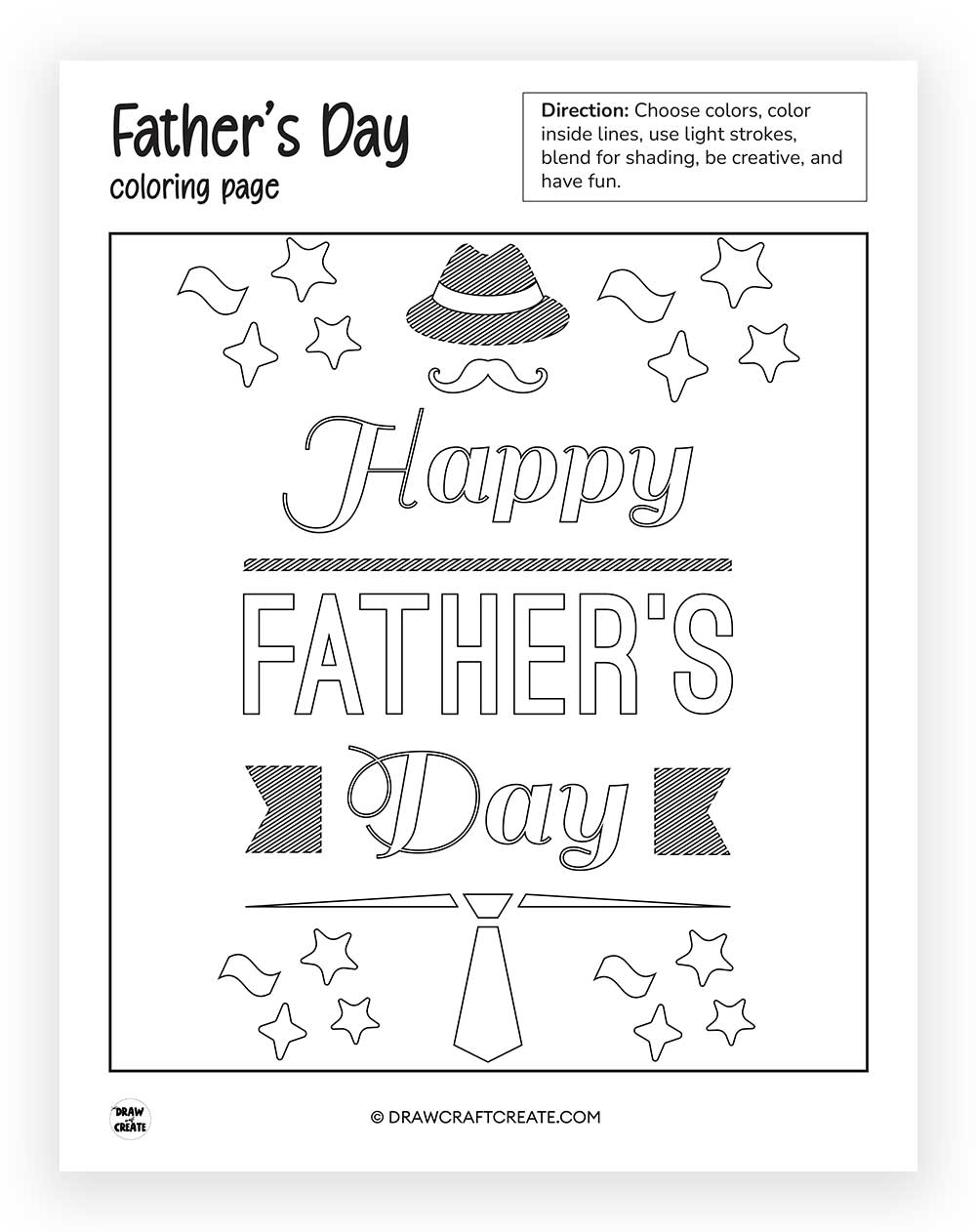 printable Father's Day Coloring Pages