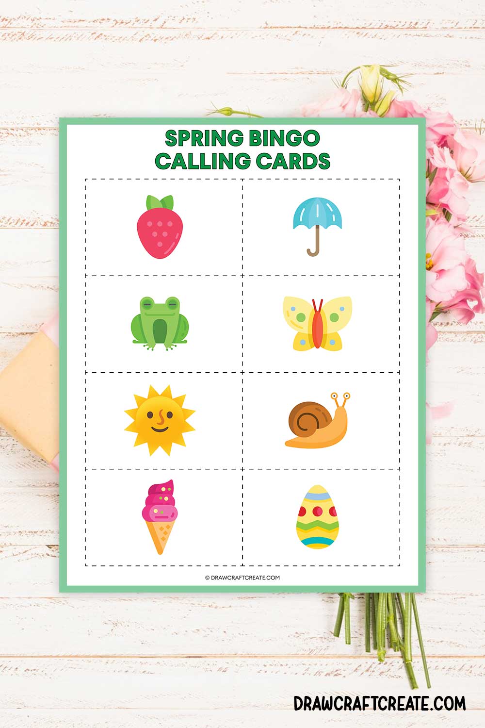 printable Spring Bingo Game