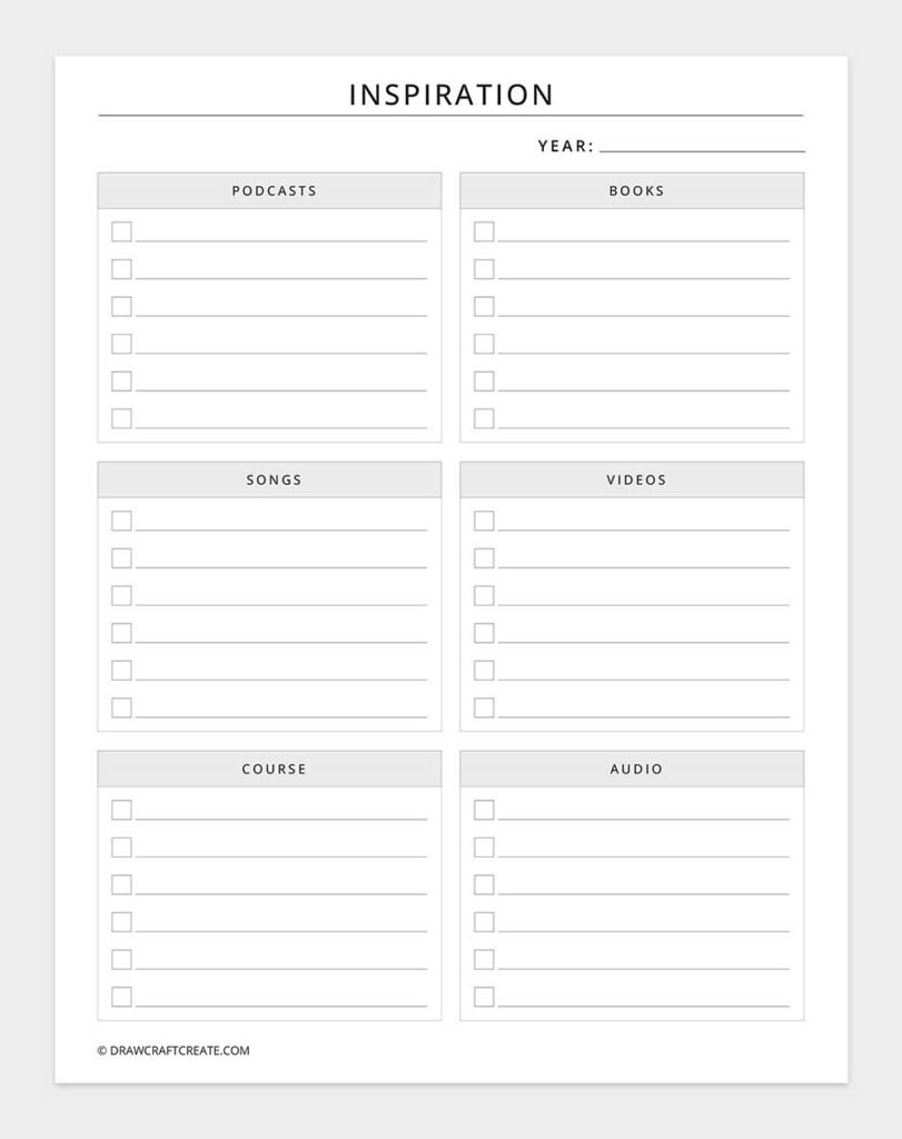 Free 2026 Planner Printable (47 Pages) - Draw Craft Create