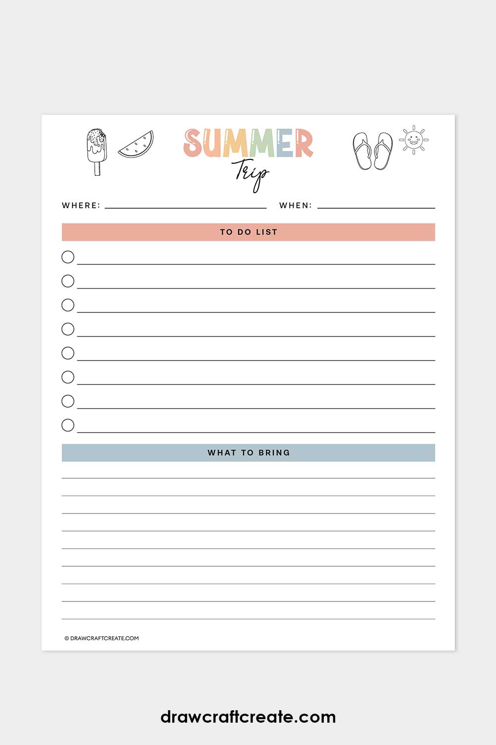 summer trip