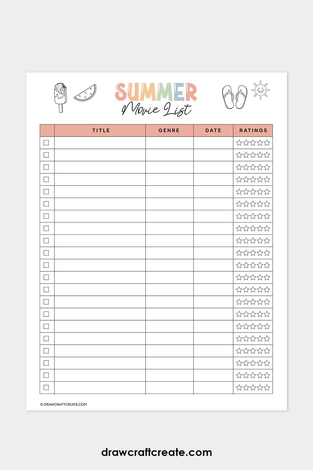 summer movie list