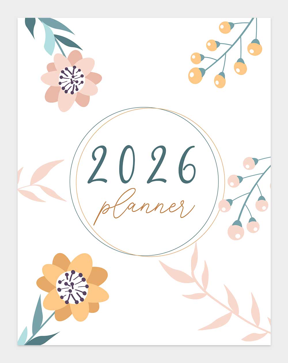 2026 planner cover