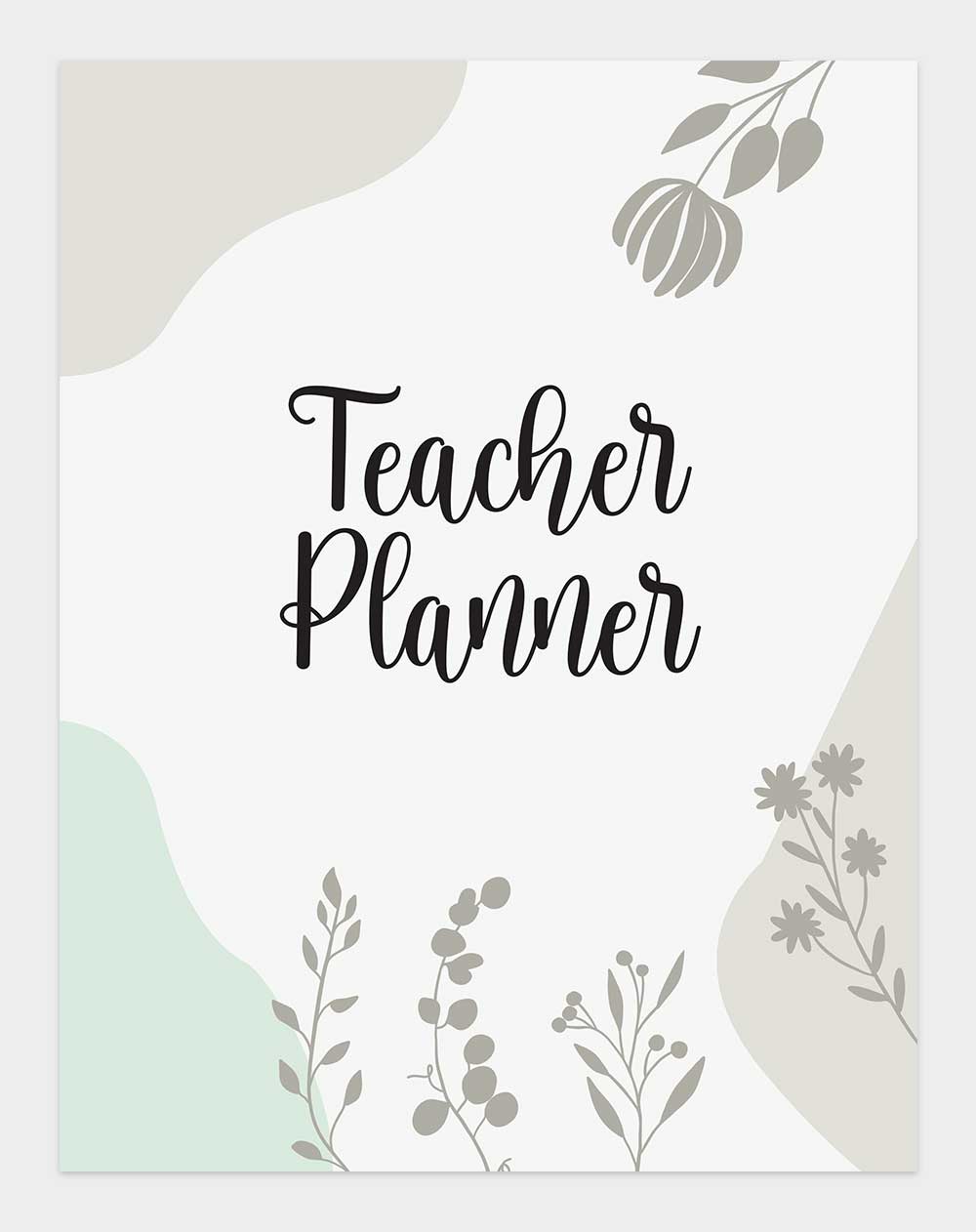 teacher planner cover