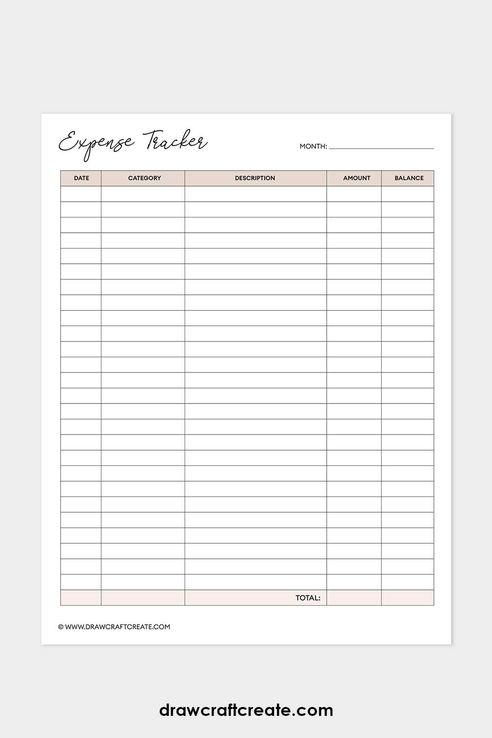 expense tracker