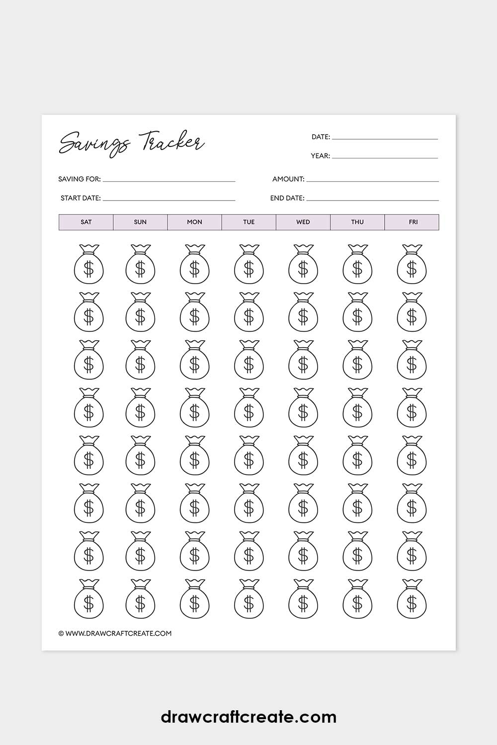 savings tracker