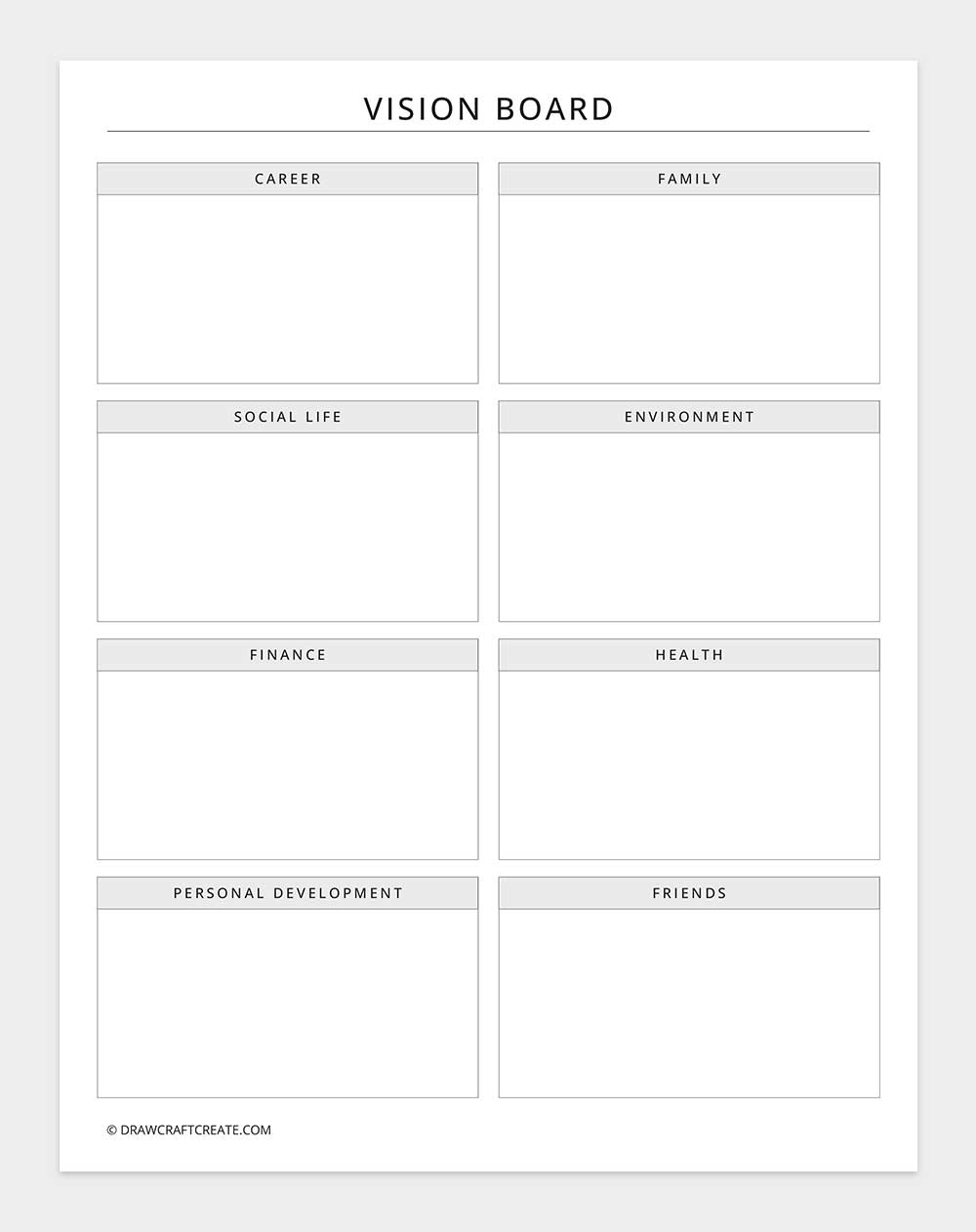 vision board planner