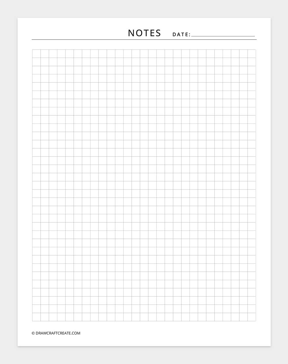 notes template
