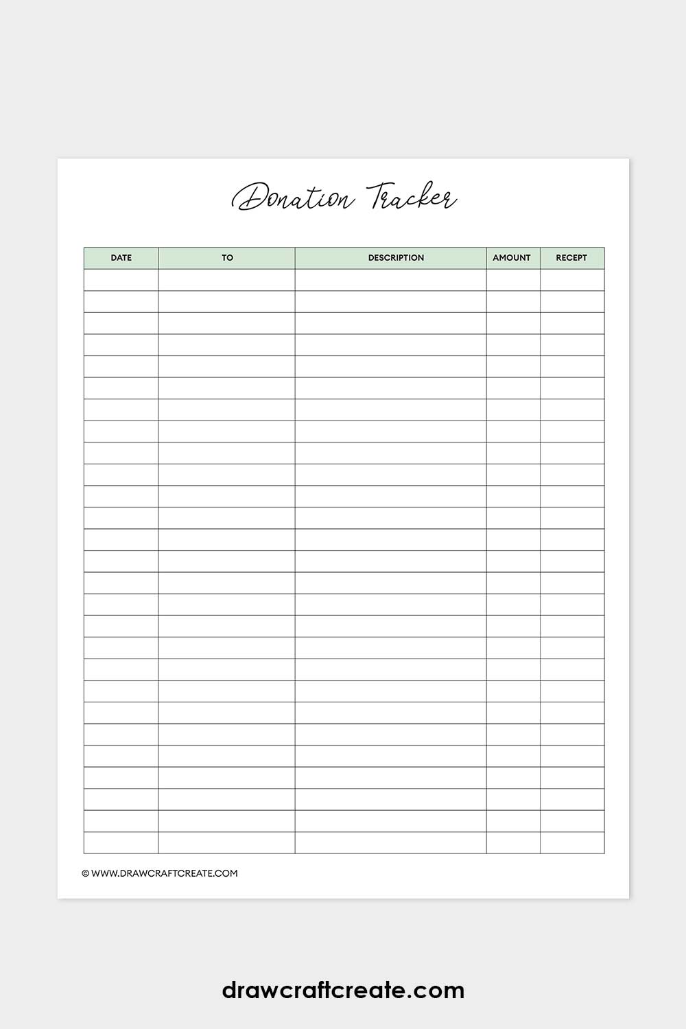donation tracker