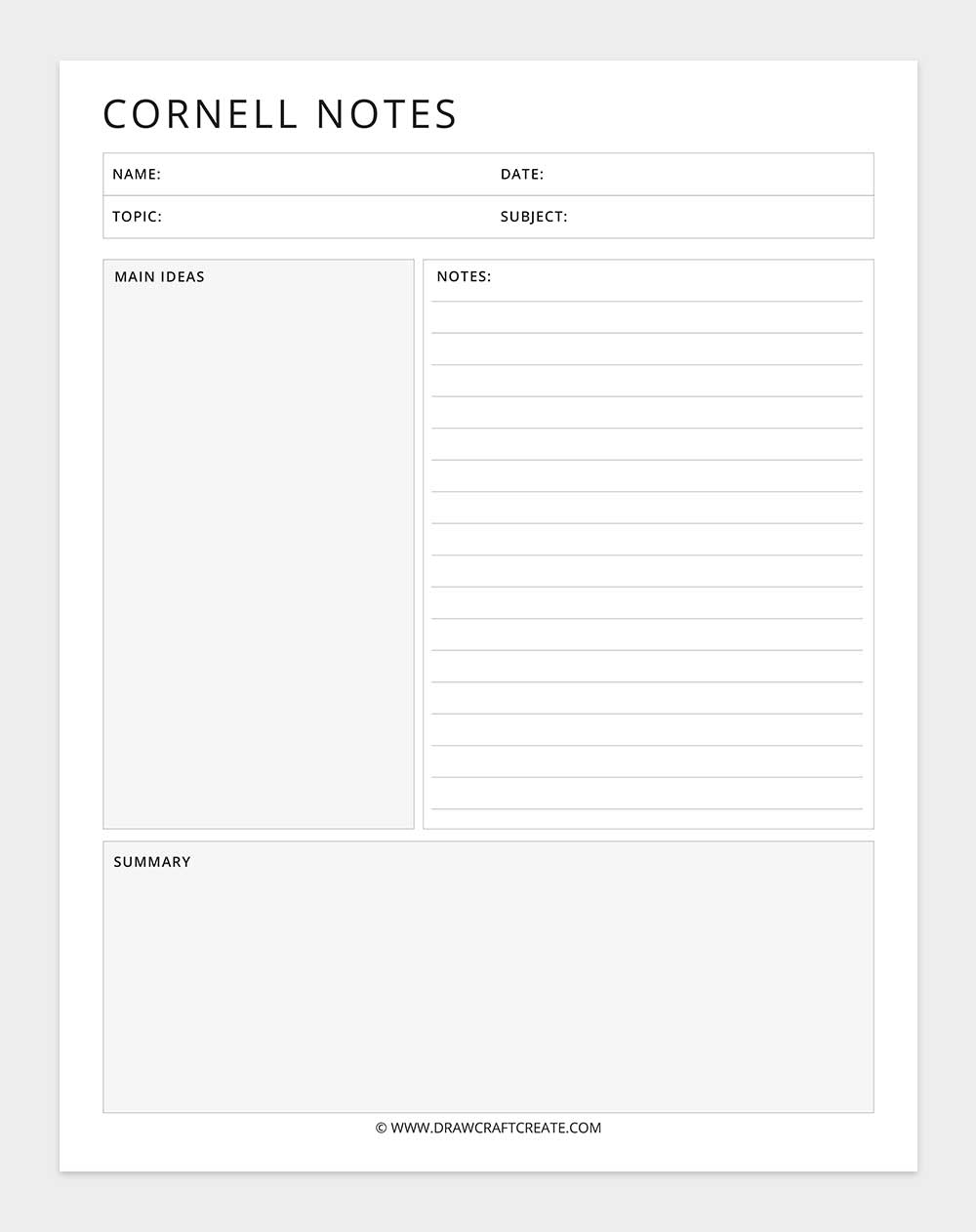 cornell notes