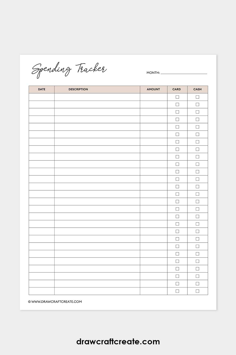 spending tracker