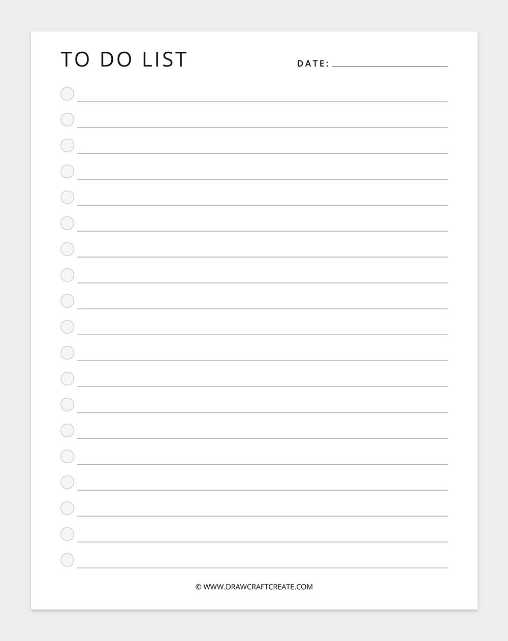 to do list