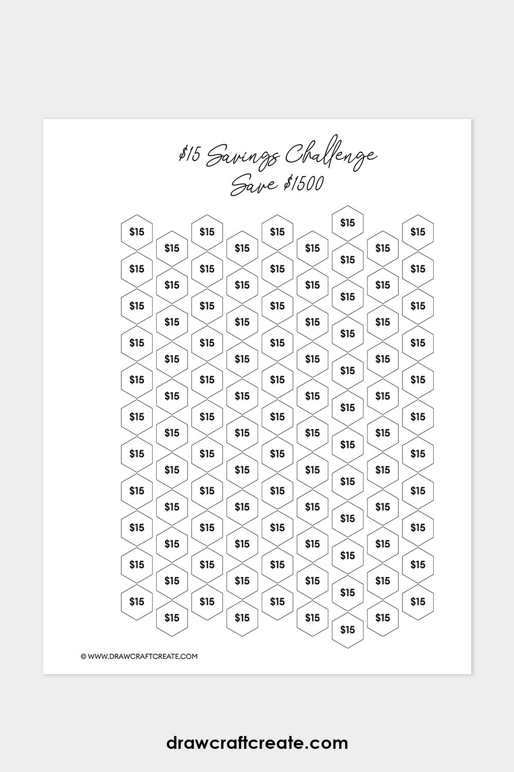 $15 savings challenge